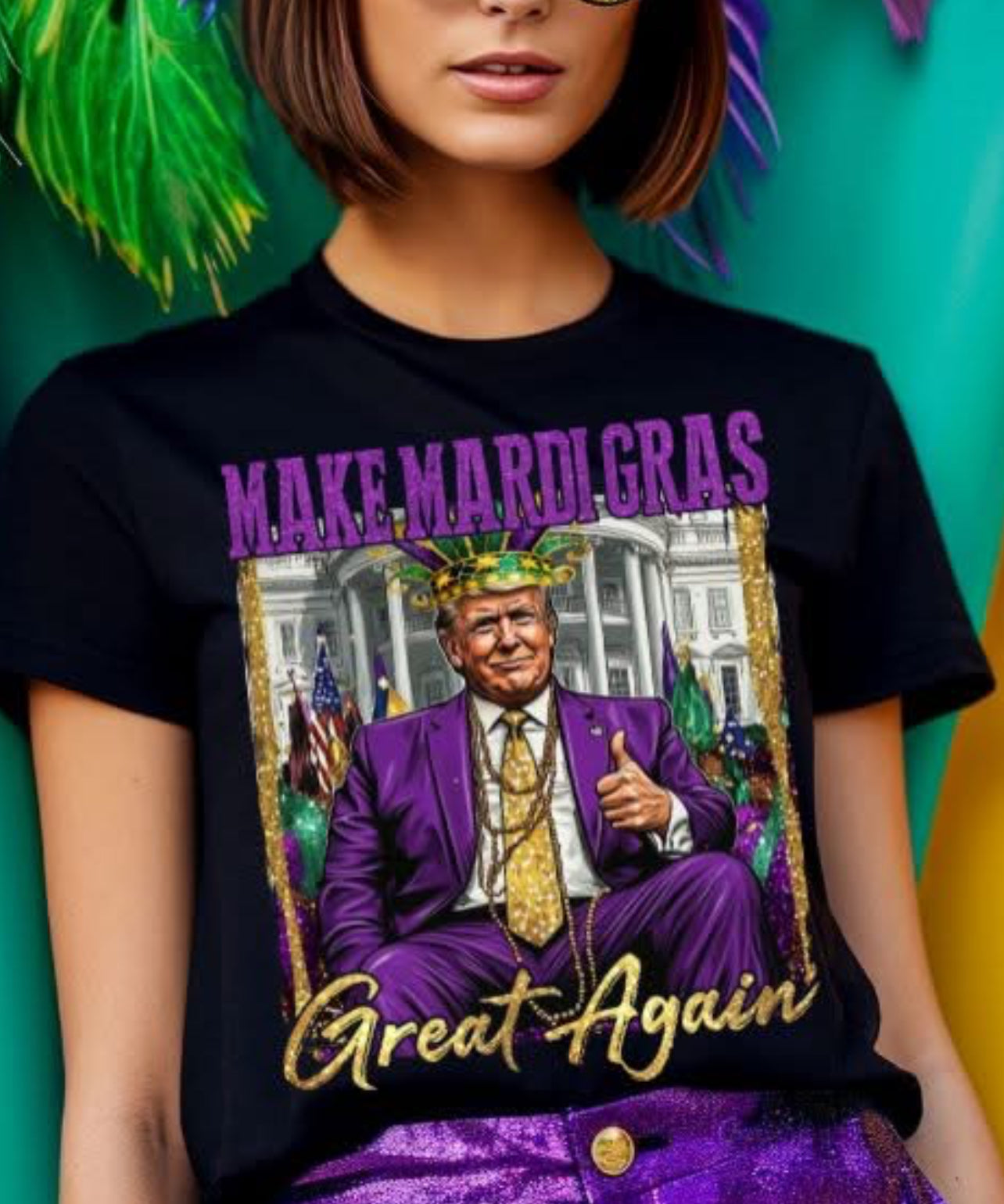 MAGA Mardi Gras tshirt Jan. MG.