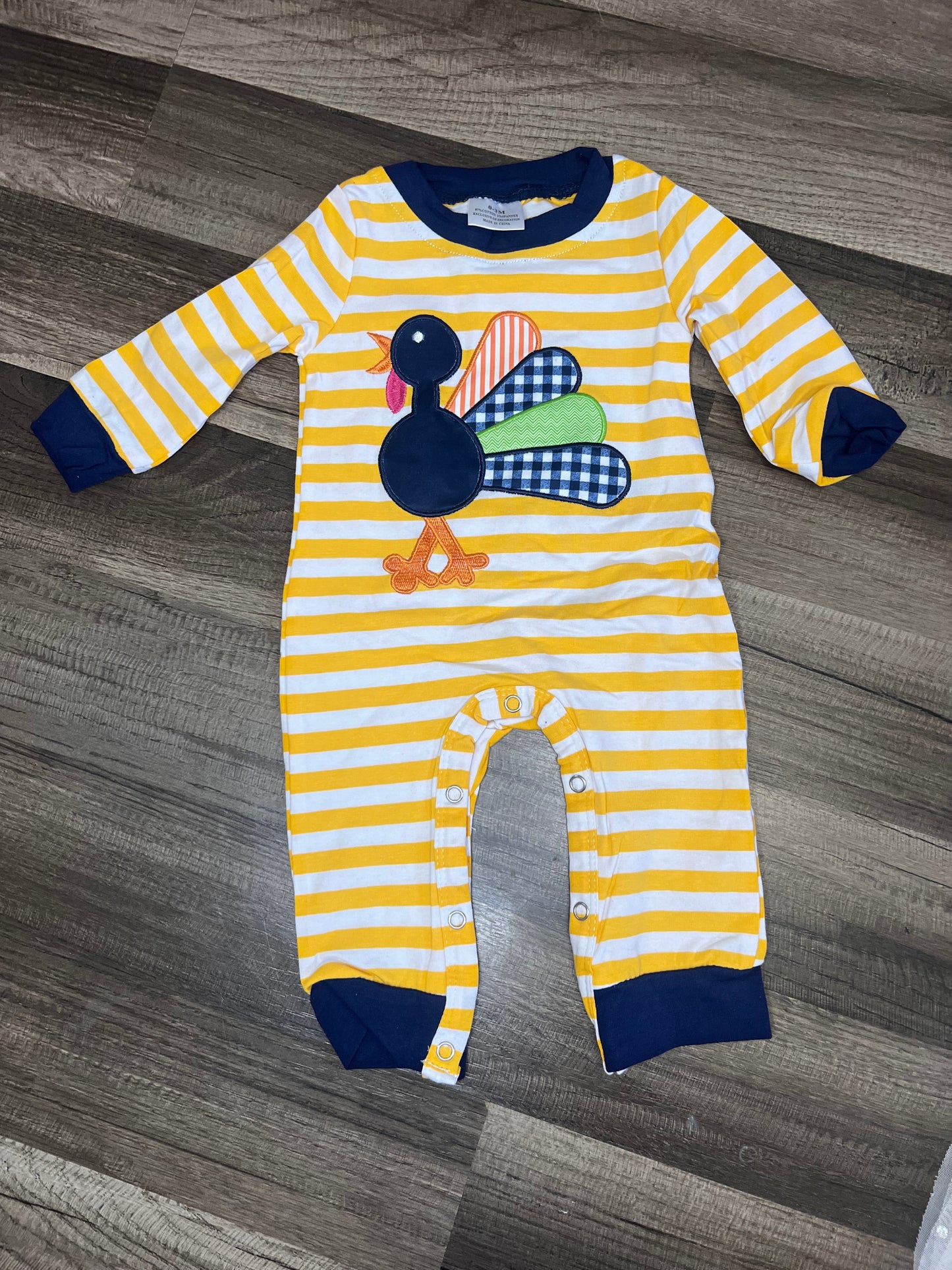 Turkey romper 0/3 m