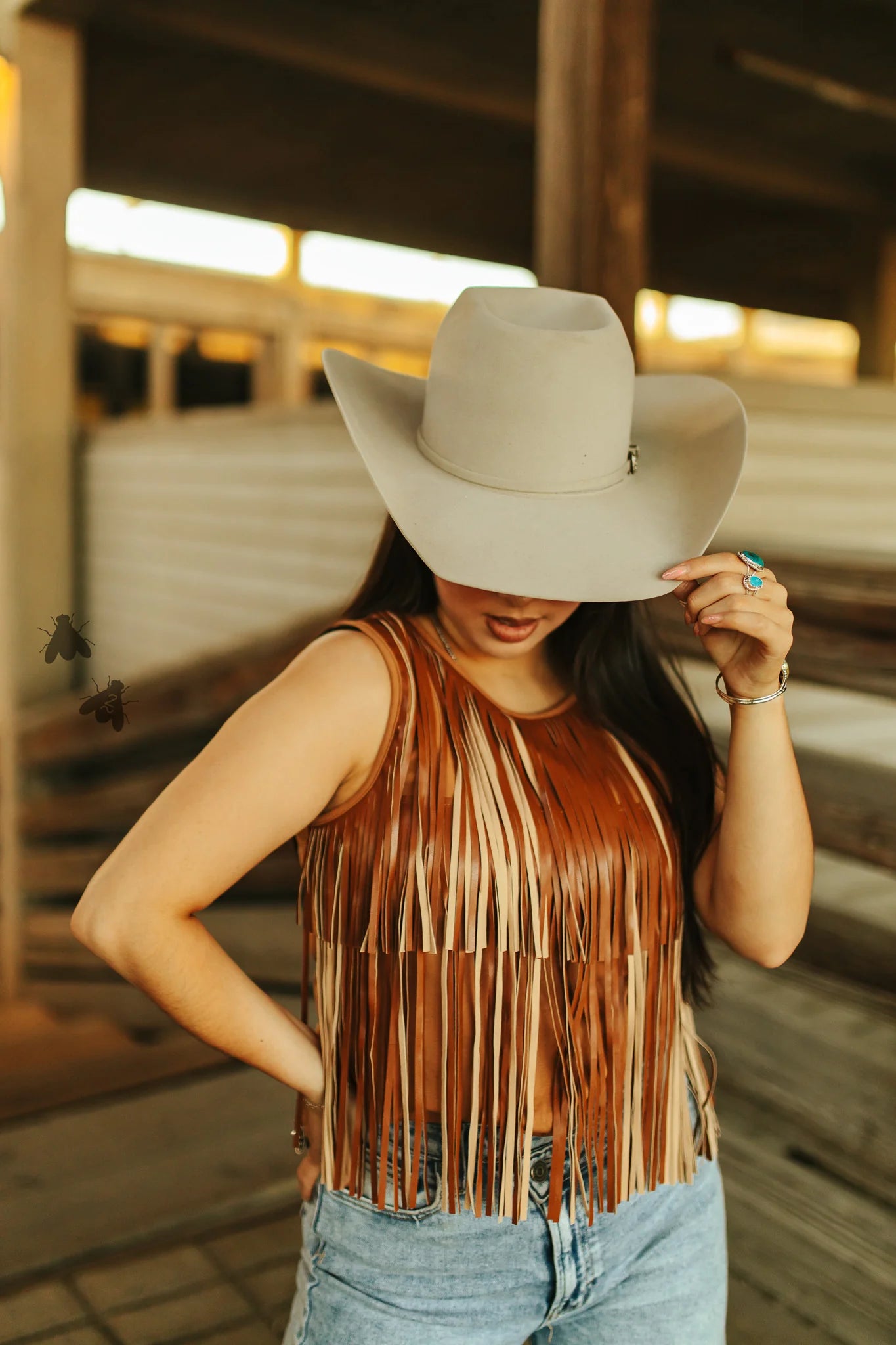 Girls best fringe- 2 colors