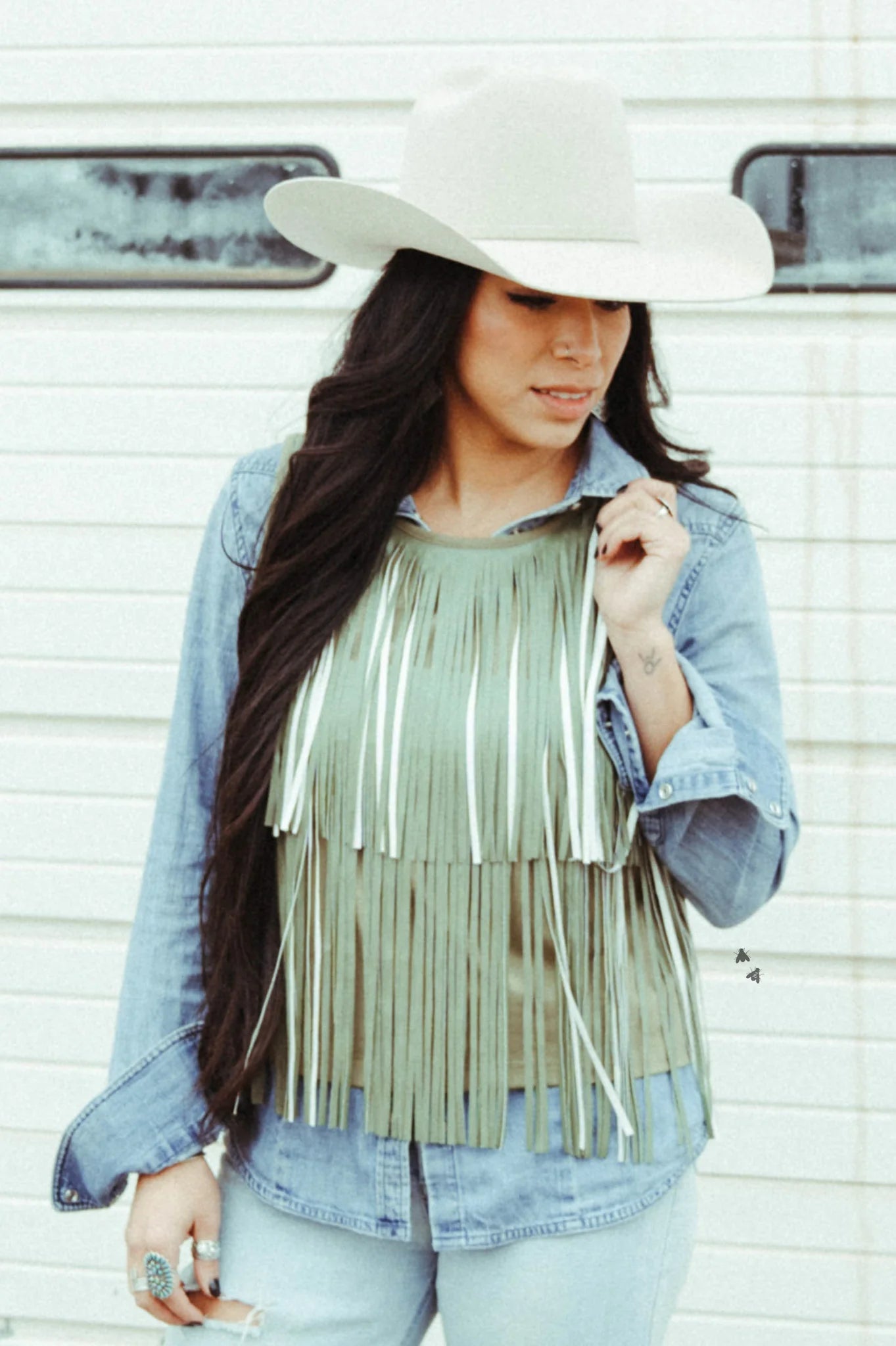 Girls best fringe- 2 colors