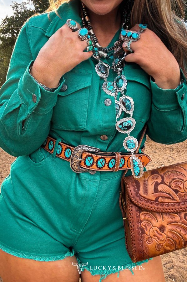 Turquoise heaven romper