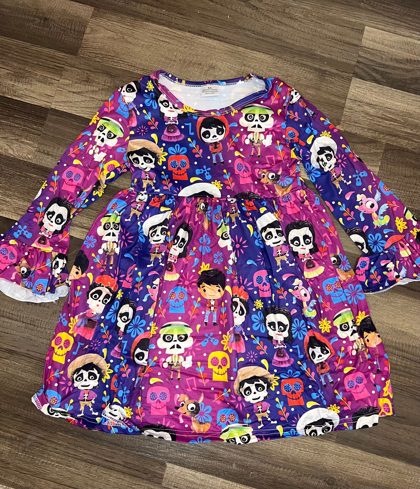 Day of the dead π twirl dress size 5/6