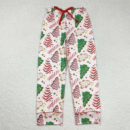 Adult Women Christmas Tree Cake Red Bottom Pants Pajamas: XS