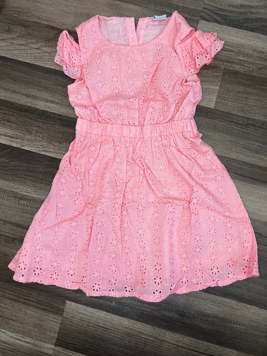 Light pink eyelet dress size 6/7