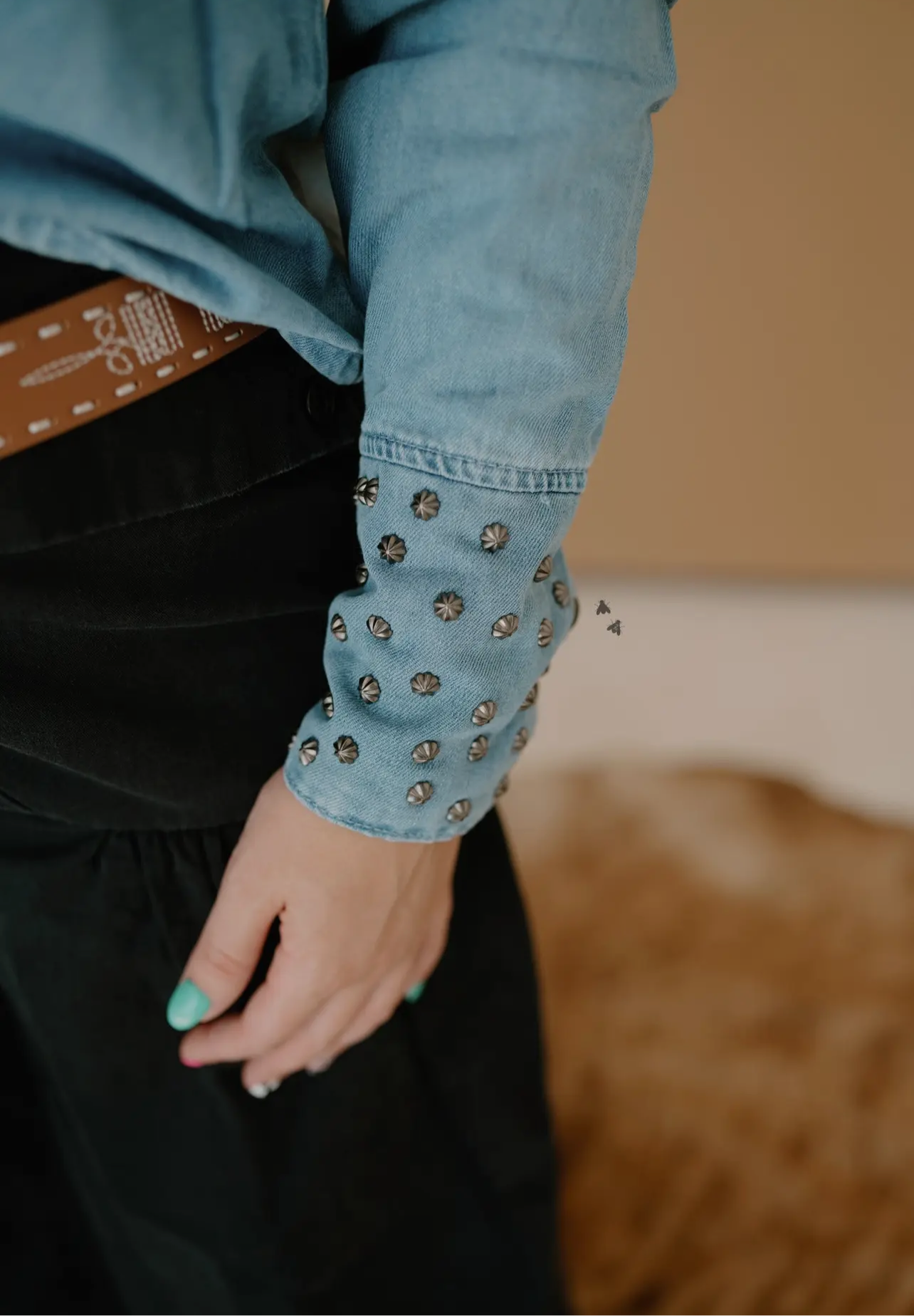 Denim Trails button down