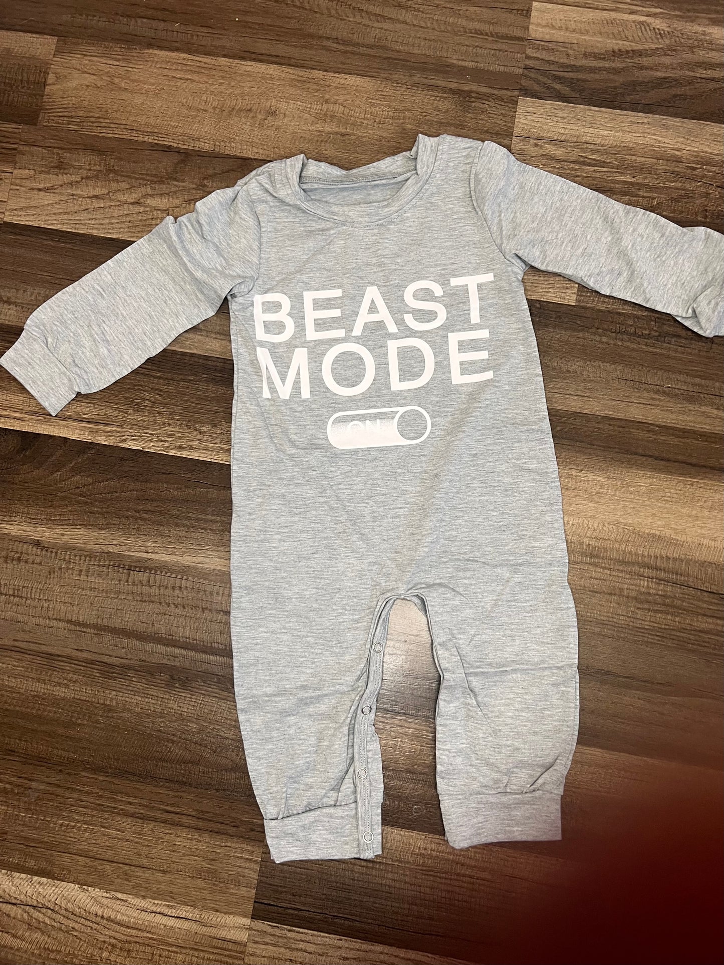 Beast mode romper 18/24m