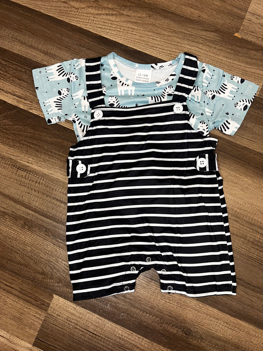 Zebra 🦓 overall set 12-18m