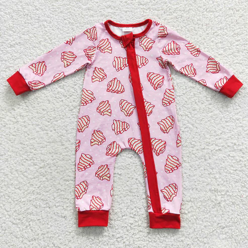 Family Parents Christmas Tree Cake Pajamas Clothes Sets: 3T / Pink Sets