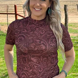 Short sleeve mesh