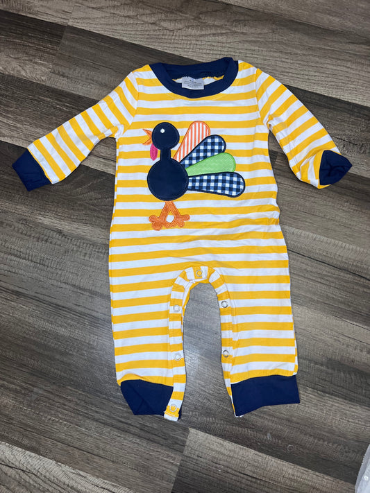 Turkey romper  0/3 m