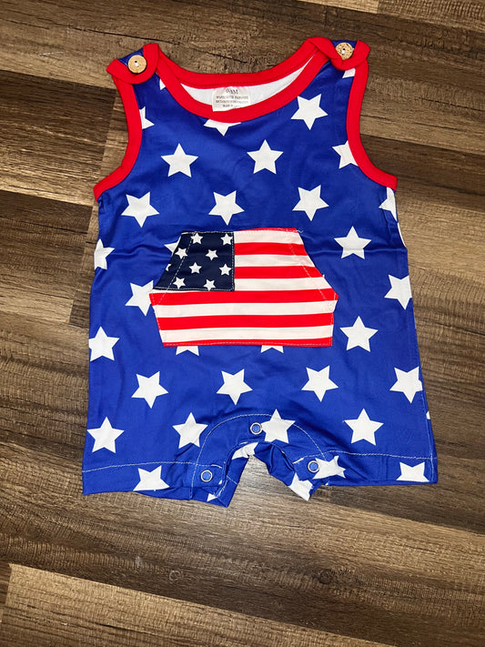 America 🇺🇸 romper 0/3m & 18/24m