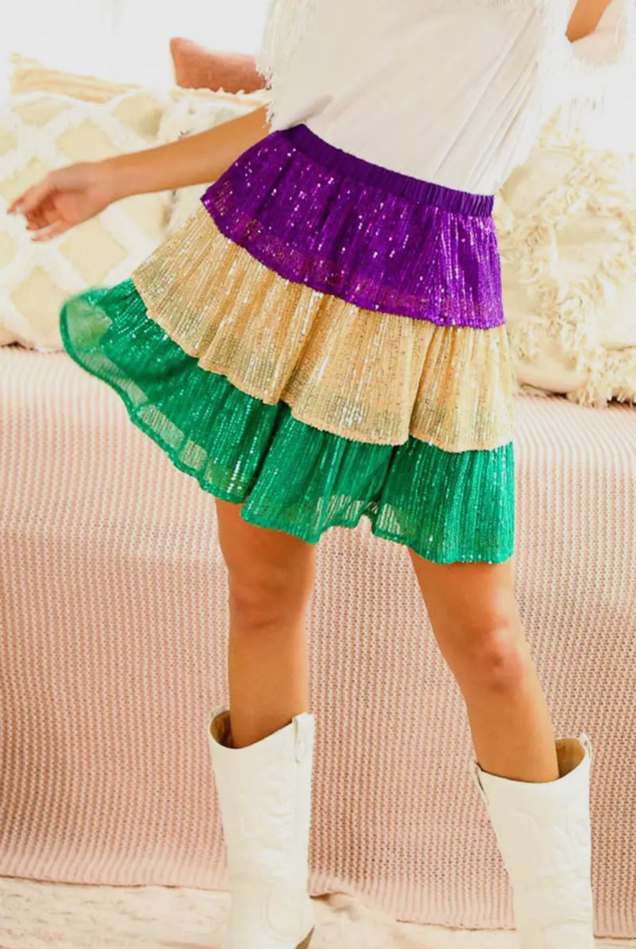 Leave a little sparkle skirt MG.