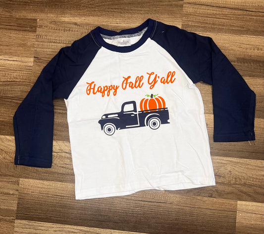 Happy  fall yall 🎃 baseball t shirt 4