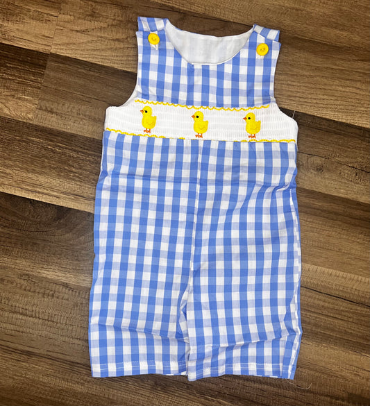 Chicken 🐓 gingham onesie romper 6/12m