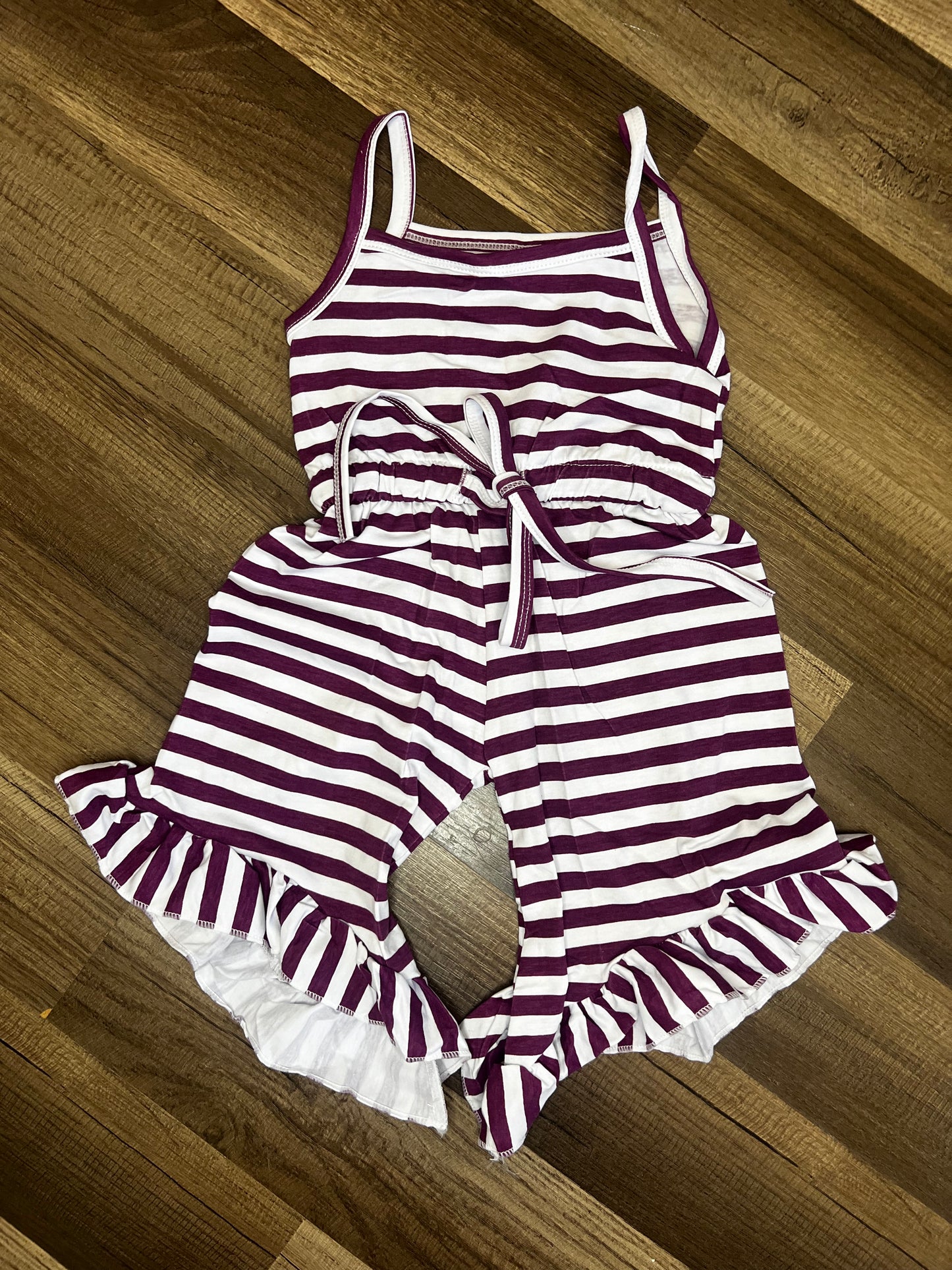 Striped onesie romper 12/18m