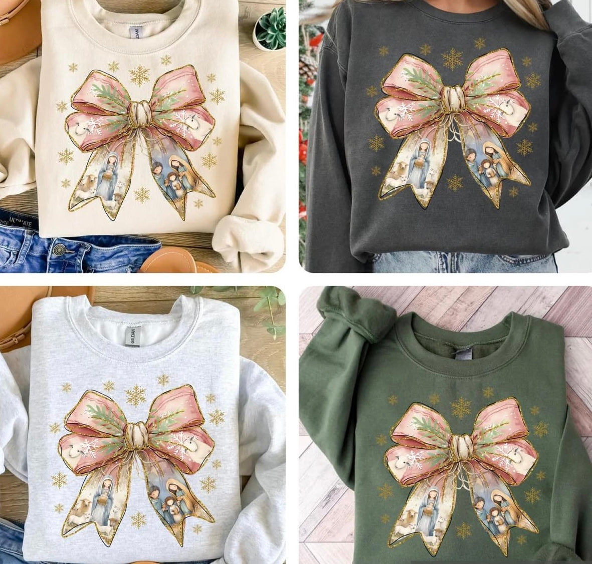 Coquette christmas bow T SHIRT nov.