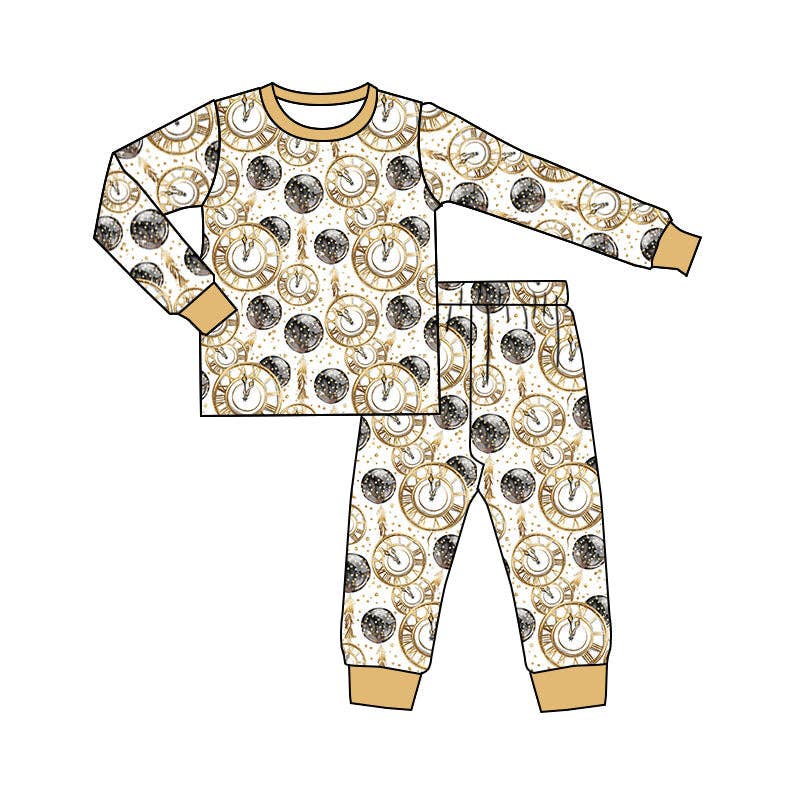 Baby boys New year long sleeve pajamas sets: 12-18M